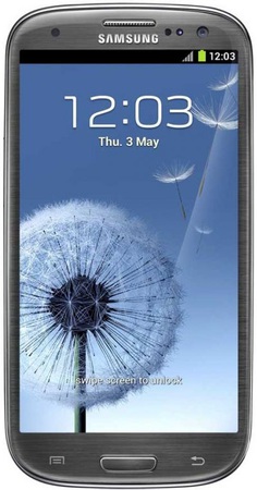 Смартфон Samsung Galaxy S3 GT-I9300 16Gb Titanium grey - Канск